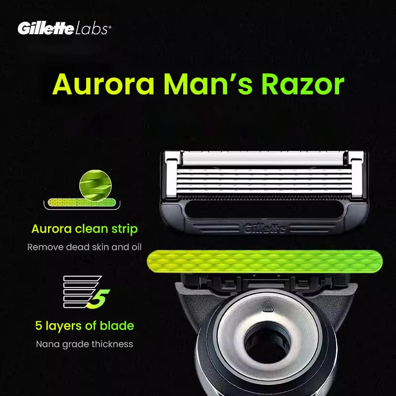 5-Layer Replacement Razor Blades for Labs Series - 6