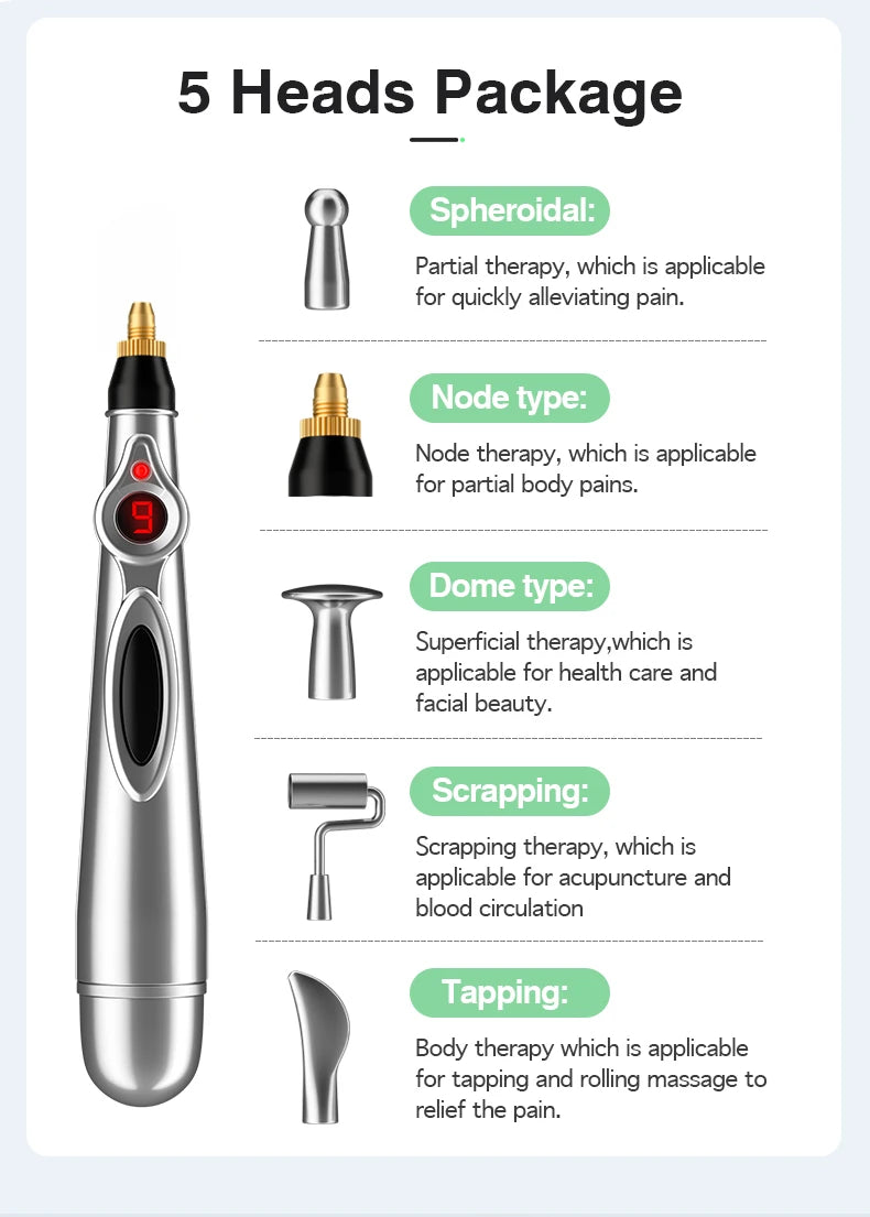 Electronic Meridian Acupuncture Pen for Targeted Pain Relief - 14