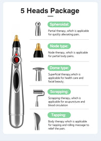 Electronic Meridian Acupuncture Pen for Targeted Pain Relief