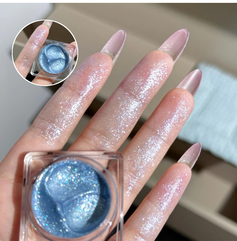Shimmering Cream Highlighter for Radiant Glow - 9