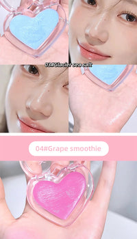 Heart-Shaped Water-Luminous Blush & Highlighter Cream