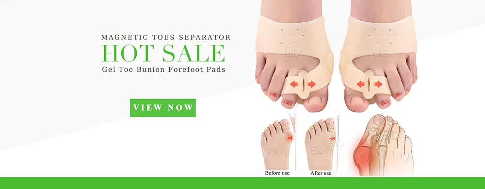 Orthopedic Silicone Bunion Corrector and Toe Straightener - 34