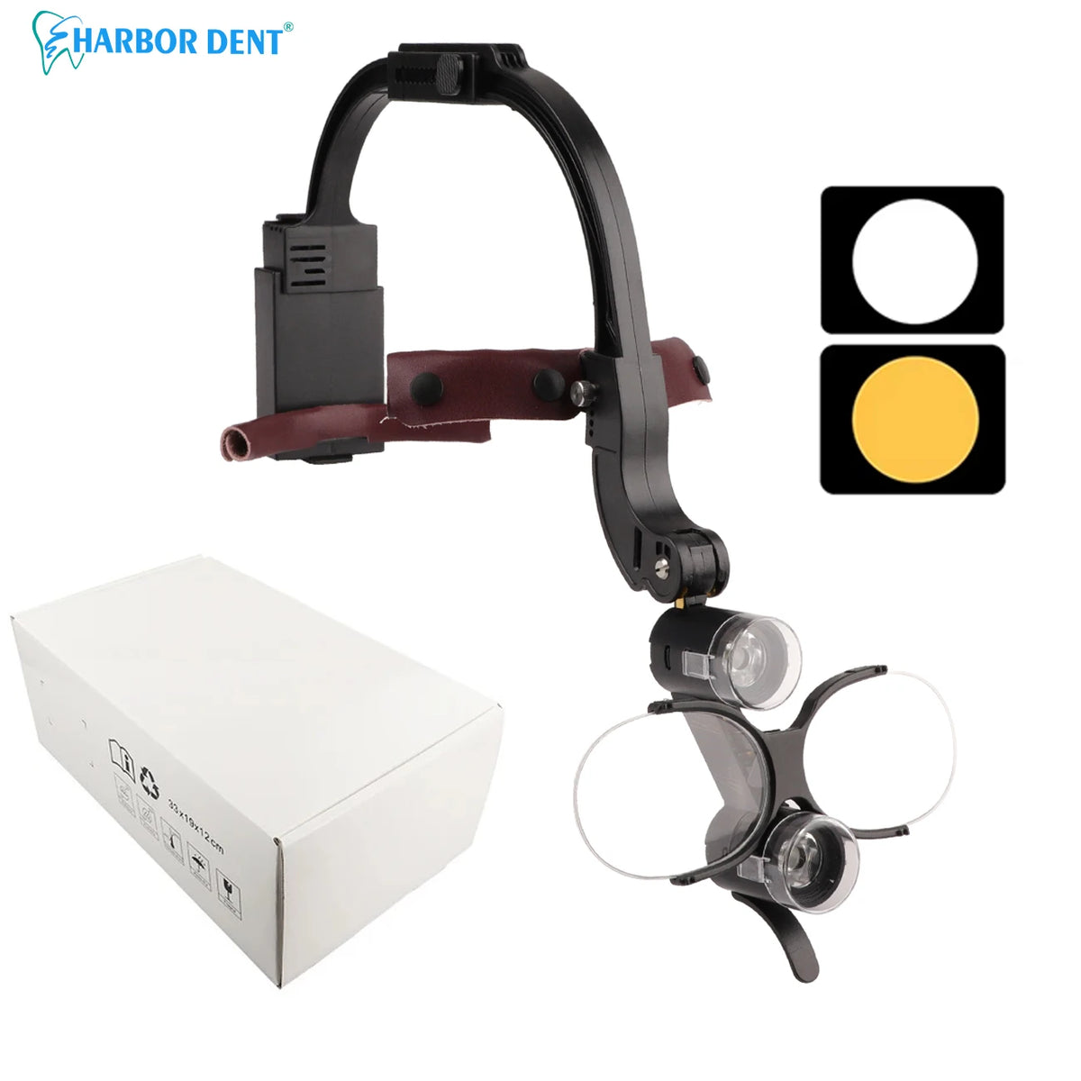 Binocular Magnifying Headlight with Dual LED for Precision Tasks