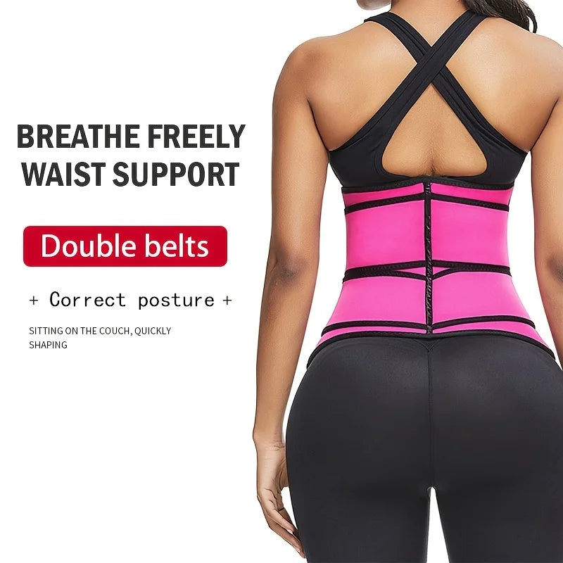 Adjustable Waist Trainer Belt for Tummy Control and Postpartum Support - 4