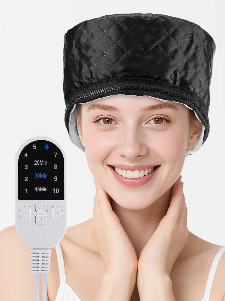 Electric Hair Steamer Cap for Deep Conditioning & Hair SPA - 10