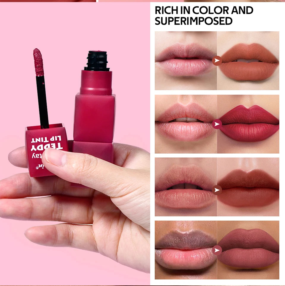 Long-Lasting Waterproof Matte Teddy Lip Tint - 11