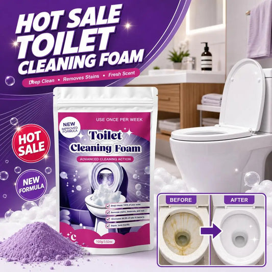 Powerful Toilet Cleaning Foam for Deep Stain Removal