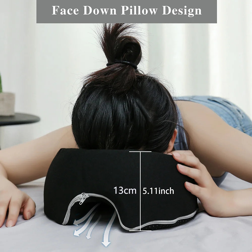 Ergonomic Memory Foam Face Down Desk Nap Pillow - 2