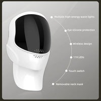 7-Color LED Light Therapy Face and Neck Rejuvenation Mask