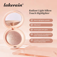 Silken Touch Shimmer Highlighter Powder for Radiant Glow