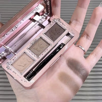 3-Color Waterproof Eyebrow Powder Palette