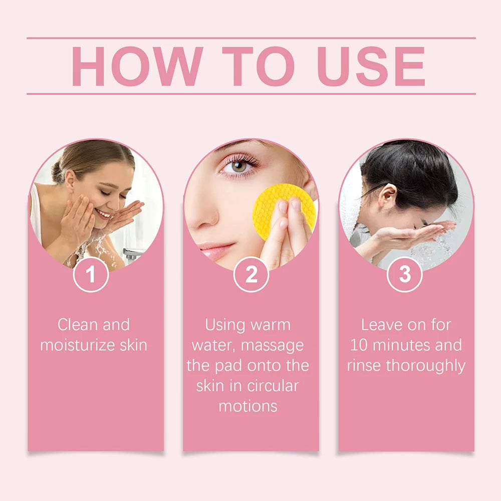 Turmeric Kojic Acid Brightening Facial Cleansing Pads - 6