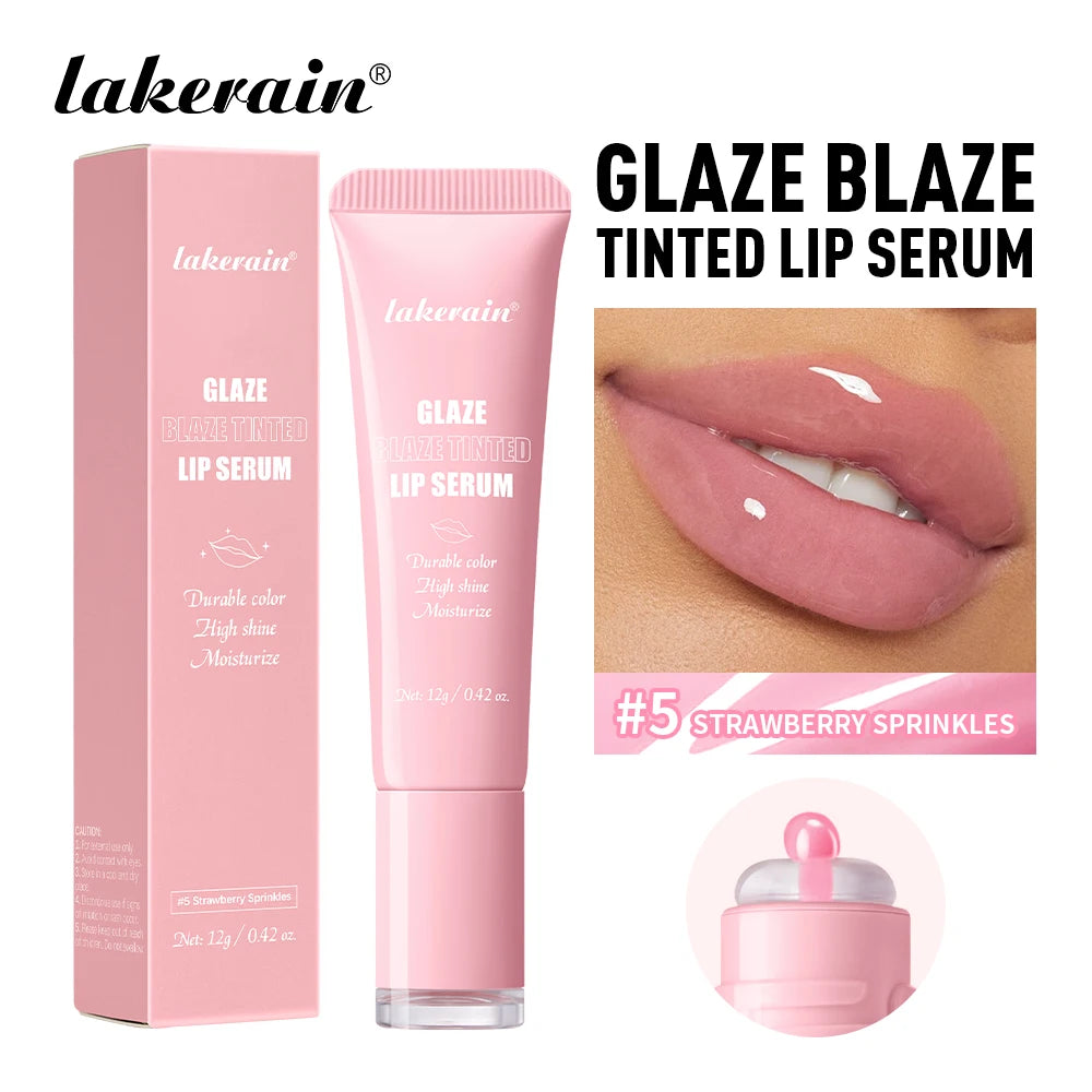 Hydrating Tinted Lip Serum for Plump Glossy Lips - 17