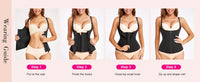 Zipper Waist Trainer Vest for Tummy Control and Posture