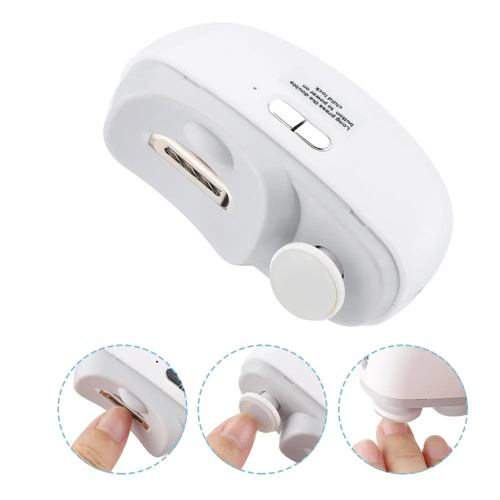 Electric Automatic Nail Trimmer and Polisher