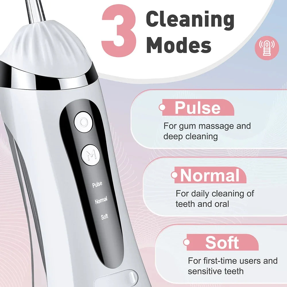 Portable Cordless Water Flosser for Deep Teeth Cleaning - 3