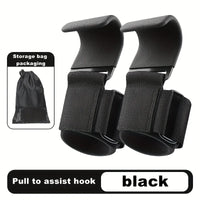 Weightlifting Assist Hooks for Deadlifts and Pull-Ups