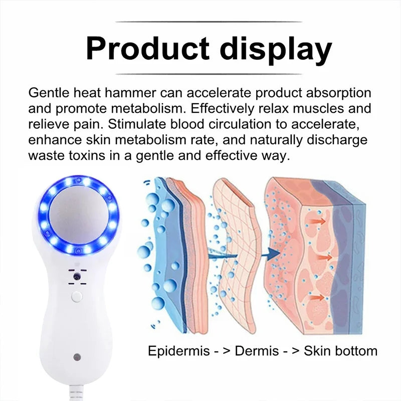 Cold Hammer Facial Cryotherapy & Blue Light Skin Rejuvenation Tool - 3