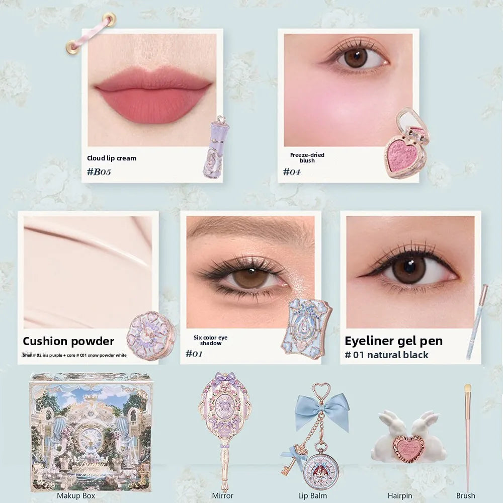 Complete Bunny Garden Professional Makeup Set - 16