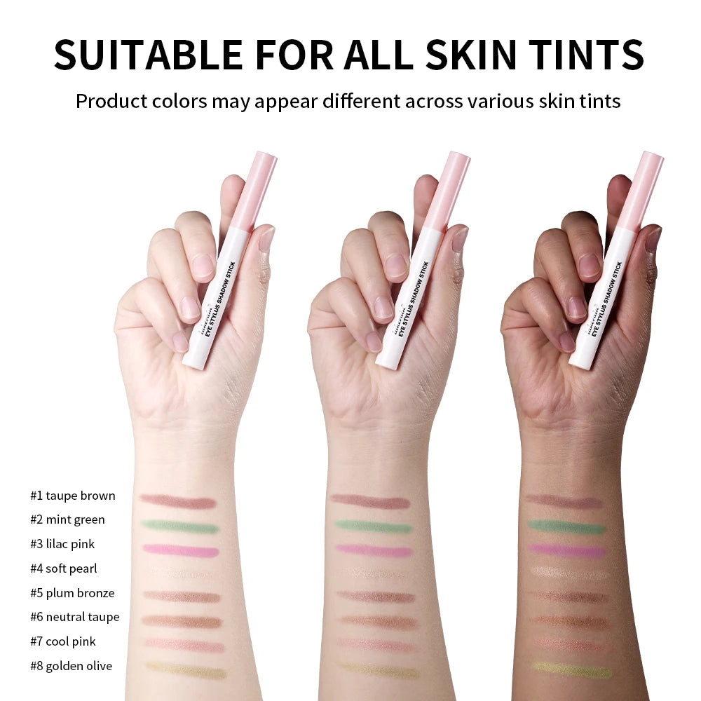 Waterproof Cream Eyeshadow Stick for Long-Lasting Makeup - 6