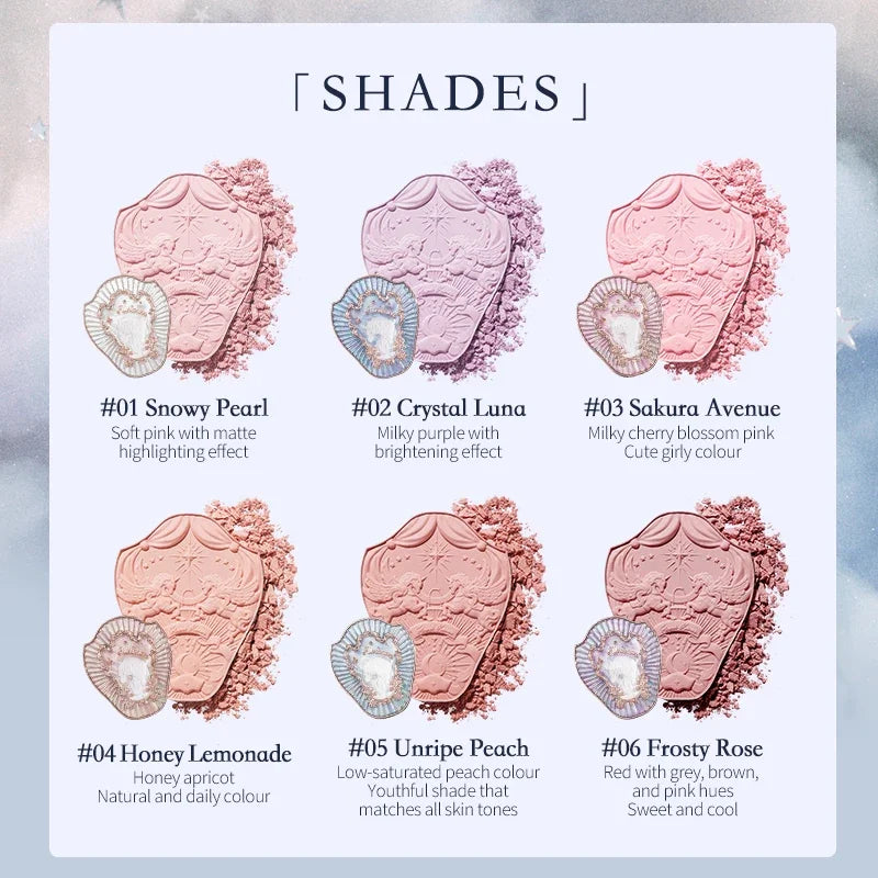 Embossed Long-Lasting Natural Matte Cheek Blush - 4