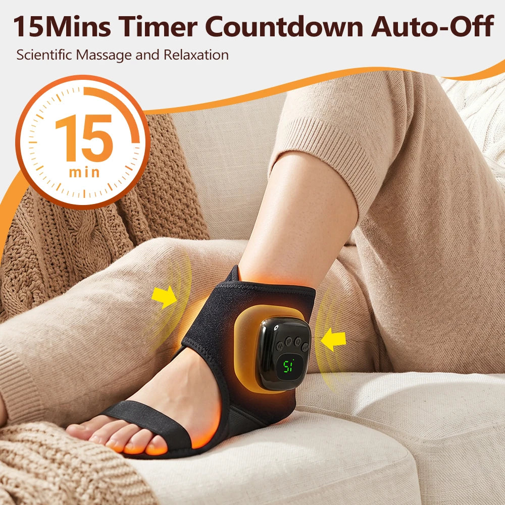 Heated Air Compression Foot and Ankle Massager - 42