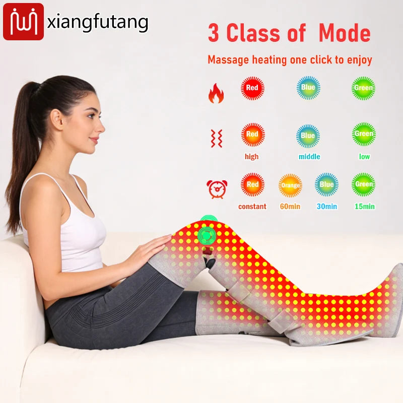 Red Light Therapy Heated Leg Massager for Pain Relief - 2