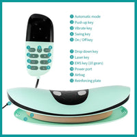 Electric Lumbar Traction Massager with Vibration and Heat