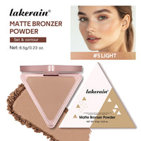 Matte Bronzer Powder for Face Contouring and Shading