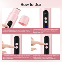 2-in-1 Waterproof Electric Body Hair Trimmer and Shaver