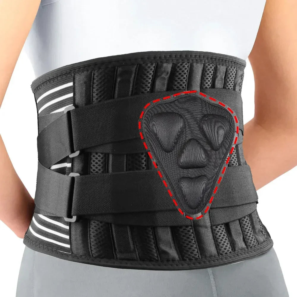 Adjustable Lumbar Support Back Brace for Pain Relief - 26