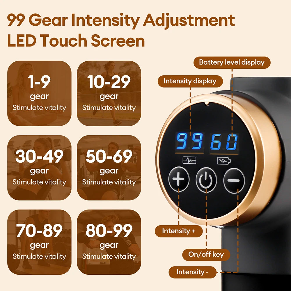 11-in-1 Professional Electric Muscle Massage Gun - 4