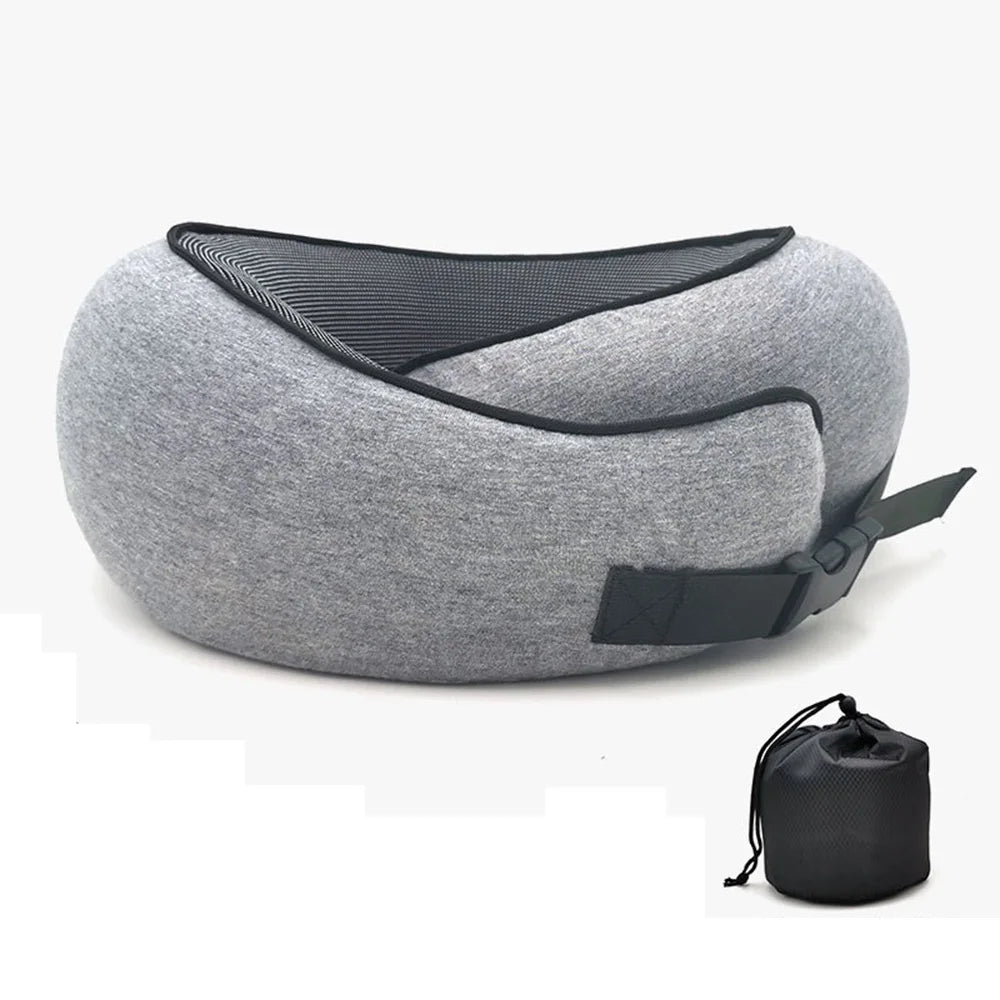 Ergonomic Memory Foam Travel Neck Pillow - 9