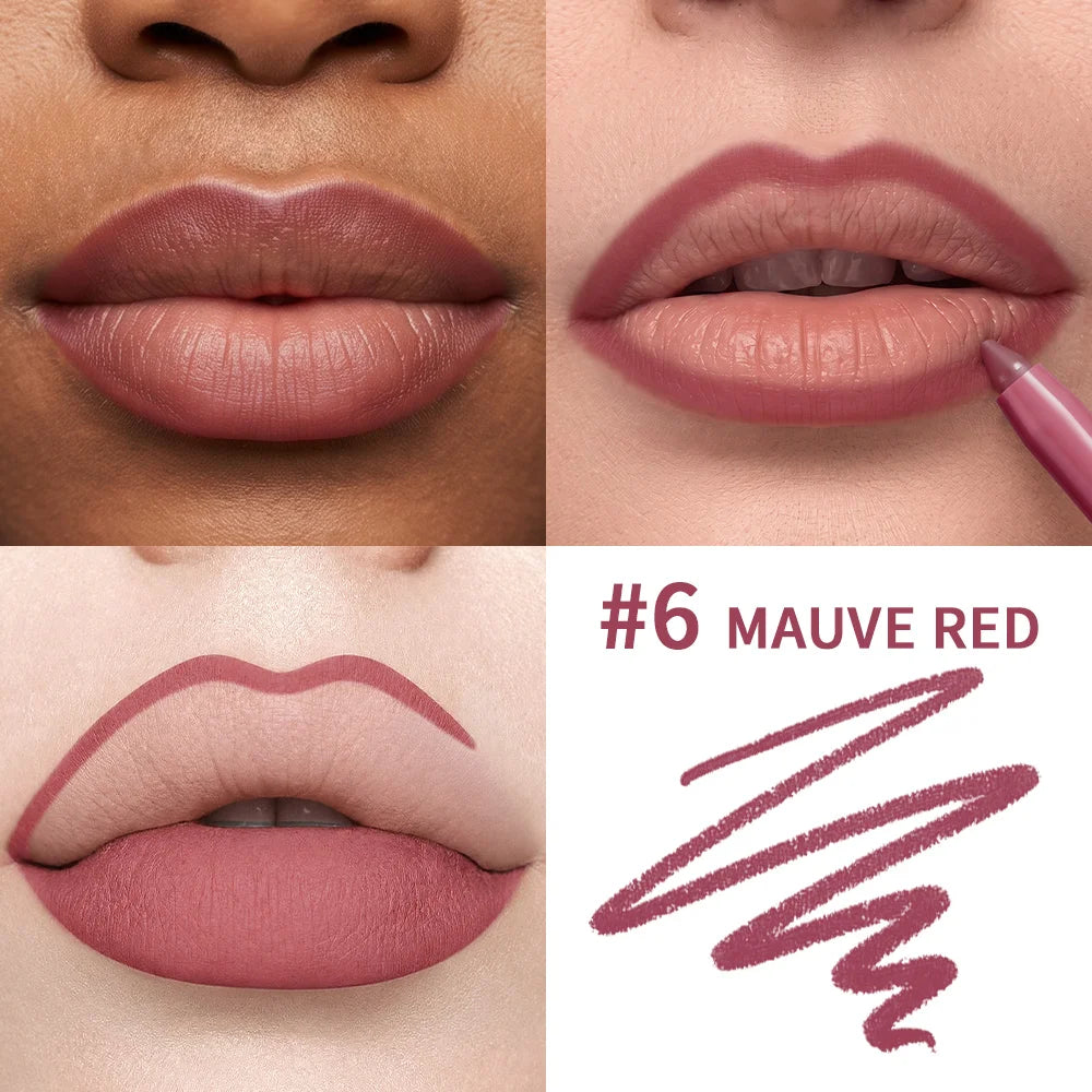 Waterproof Matte Lip Liner Pencil for Long-Lasting Definition - 3