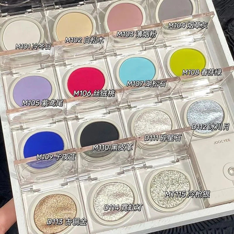 Long-Lasting Waterproof Glitter Eyeshadow Single - 2