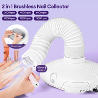 Powerful 130W Nail Dust Collector Vacuum