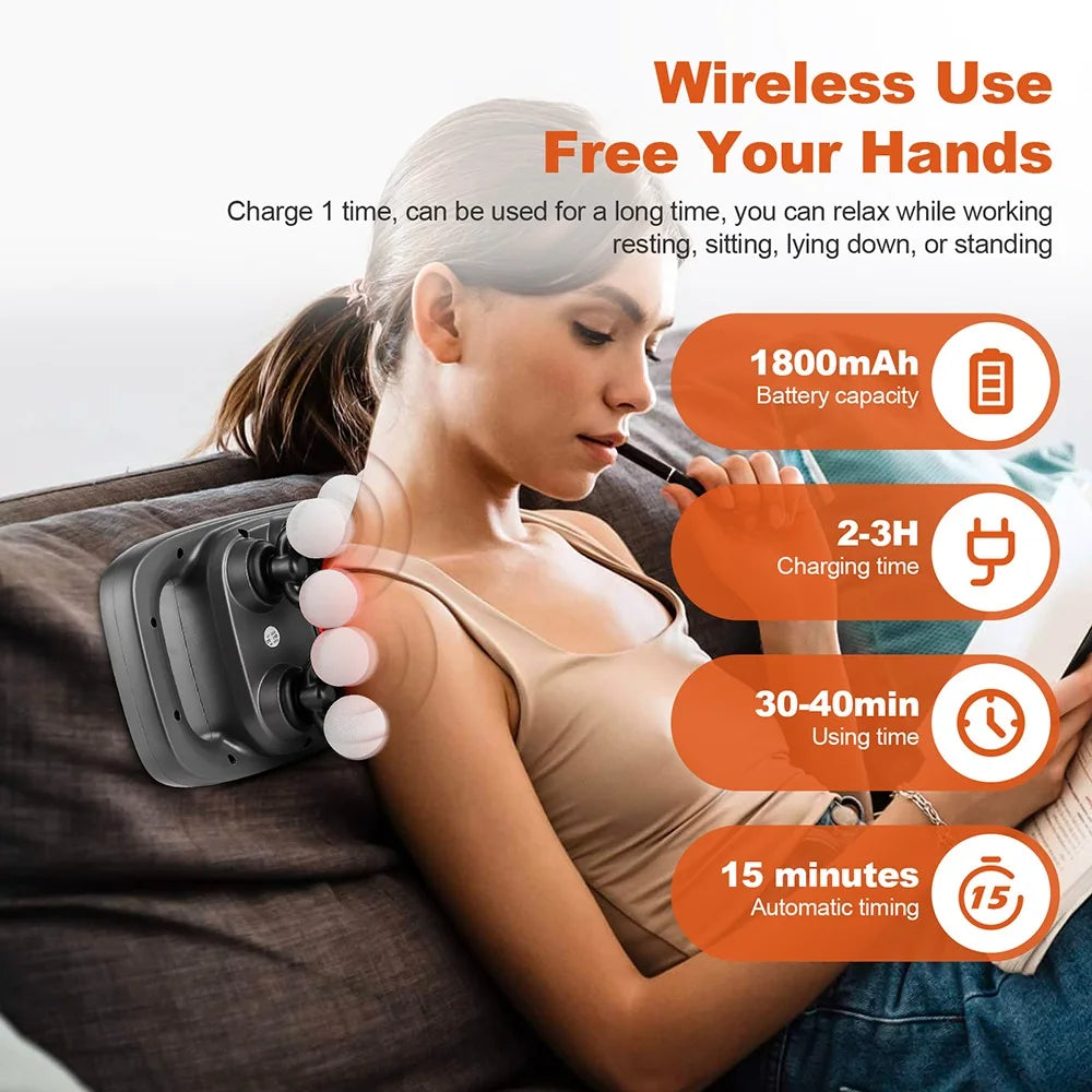 16-Head Full Body Muscle Recovery Massage Gun - 31