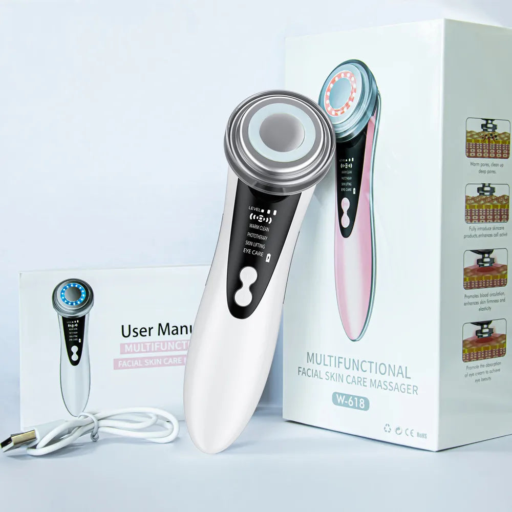 5-in-1 LED Facial Rejuvenation and Lifting Massager - 15