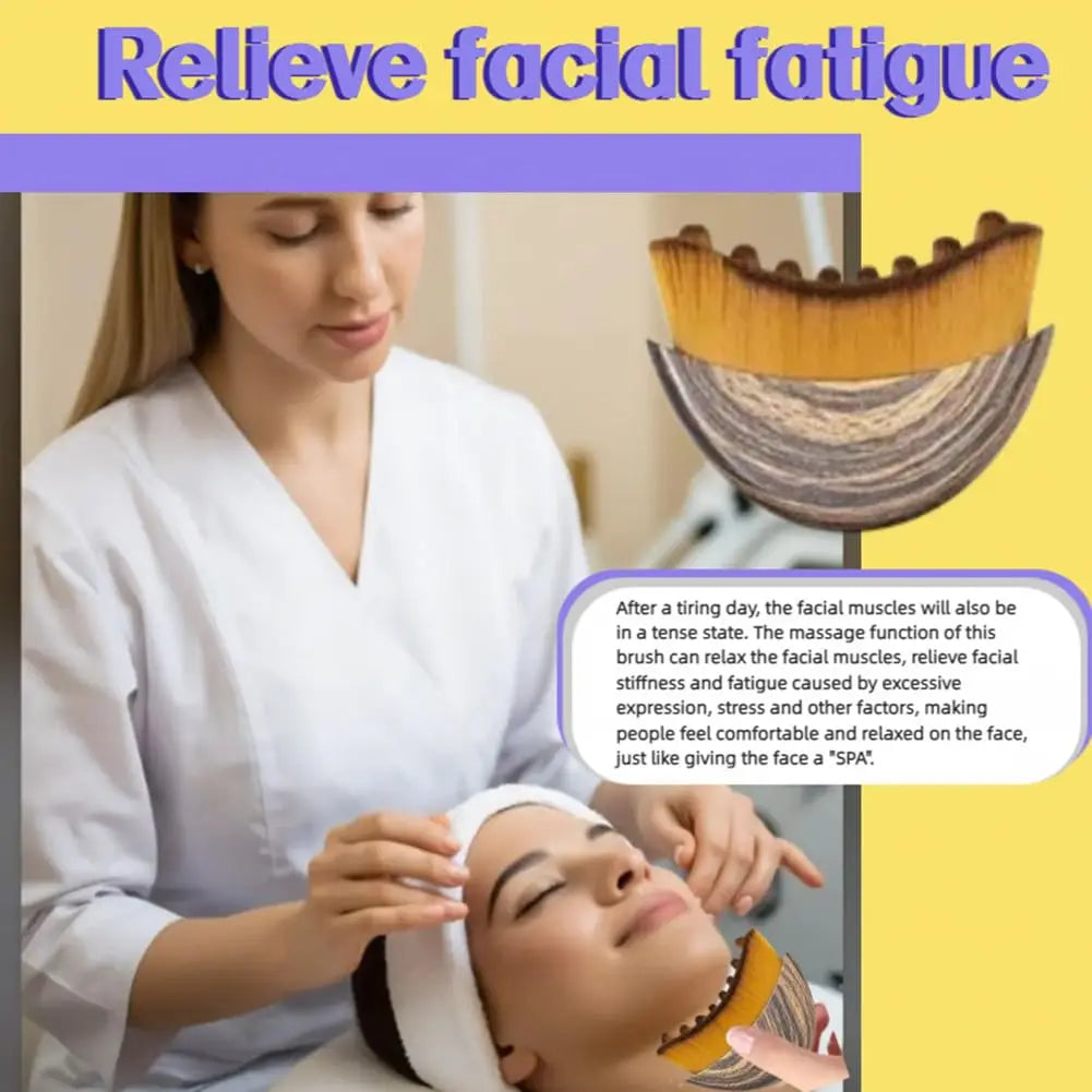 Lymphatic Face Contour Brush for Sculpting and Depuffing - 7