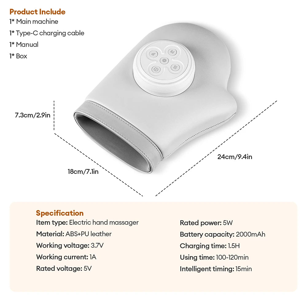Electric Hand and Finger Compression Massager - 15