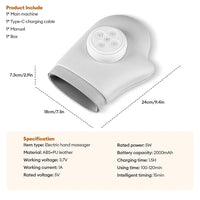 Electric Hand and Finger Compression Massager