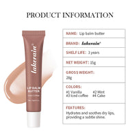 Hydrating Butter Lip Balm for Soft Glossy Lips