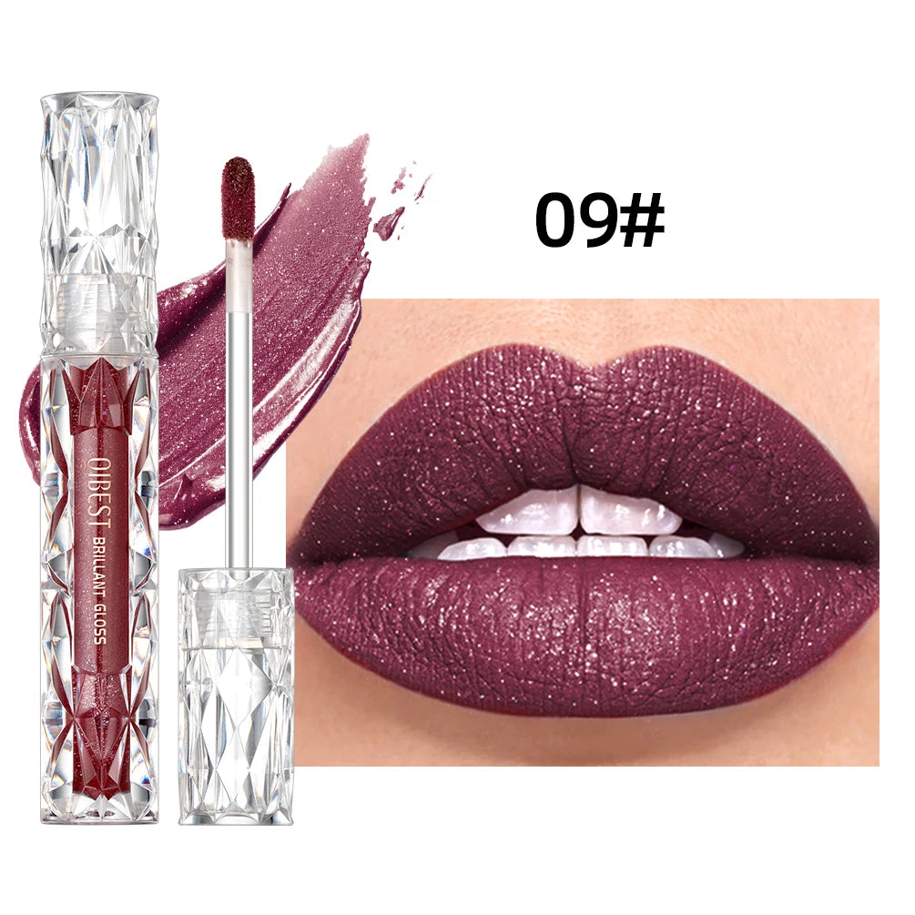 Diamond Shimmer Matte Liquid Lipstick - 26