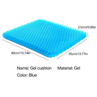 Gel Cooling Honeycomb Seat Cushion for Office and Car