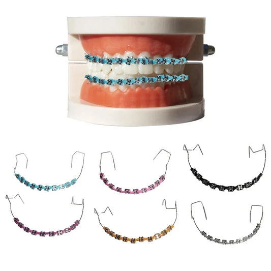Temporary Fashion Dental Braces for Aesthetic Smile Decoration