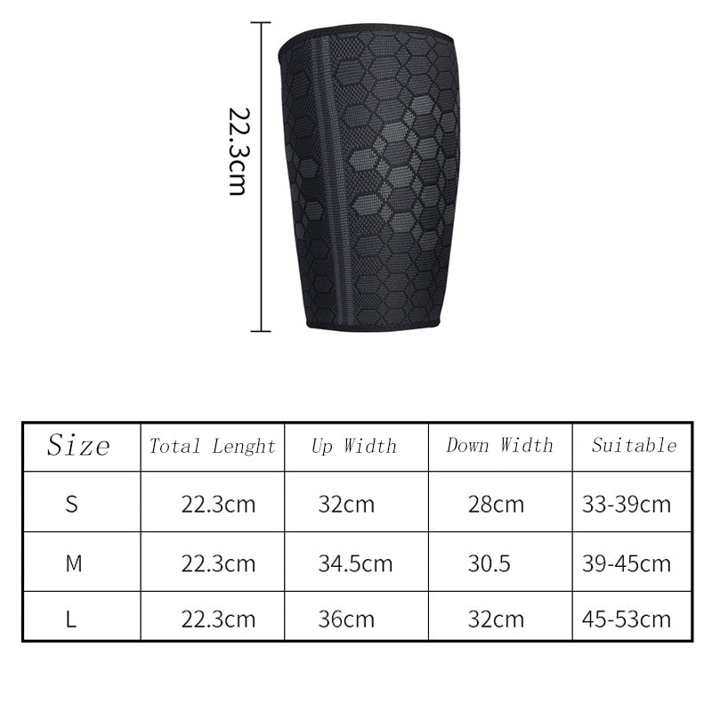 Thigh Compression Sleeve for Muscle Support and Pain Relief - 10