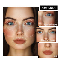 Matte Satin Cream Blush for Long-Lasting Natural Glow