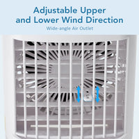 Portable Desktop Air Cooler and Humidifier Fan