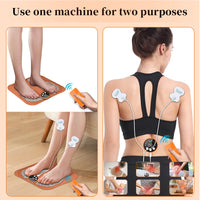 3D Foldable EMS Electric Foot and Leg Massager Mat
