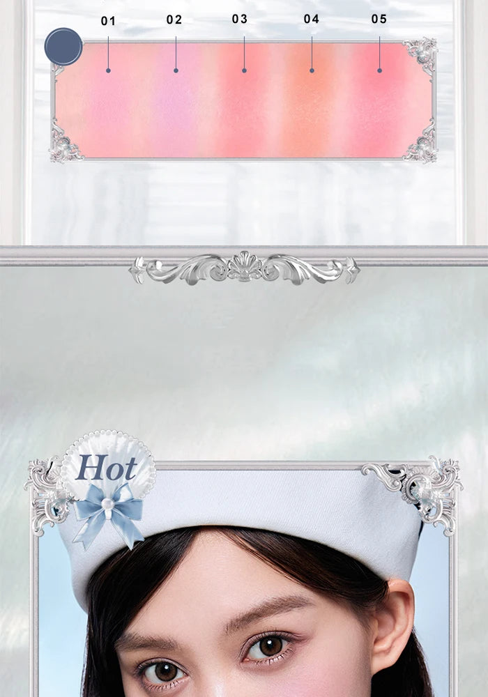 Velvet Silk Satin Powder Blush for a Radiant Face Glow - 14